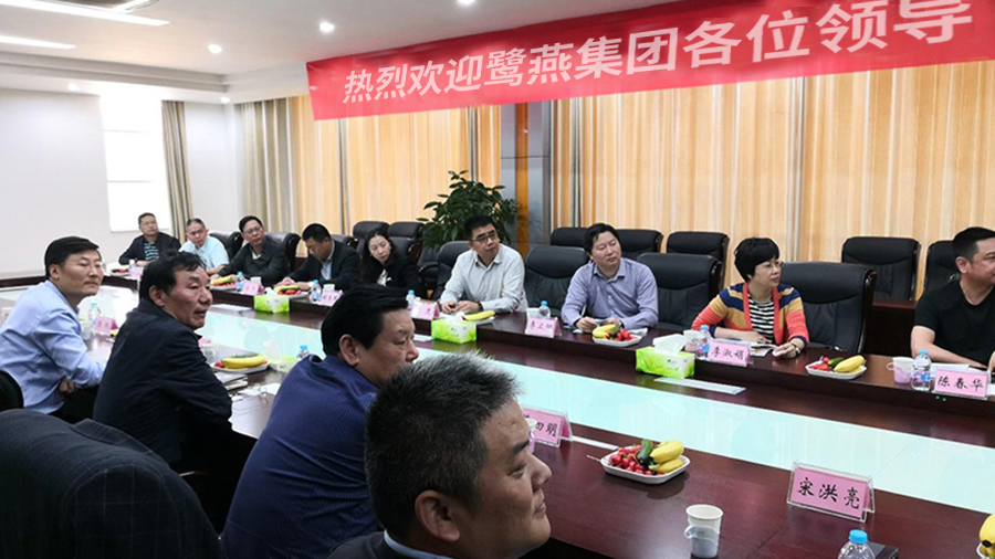 鷺燕集團(tuán)副總裁李衛(wèi)陽(yáng)一行蒞臨公司參觀交流