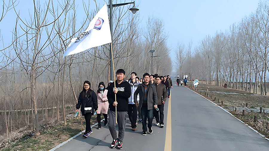 研究所：迎春健步走，綠色健康行